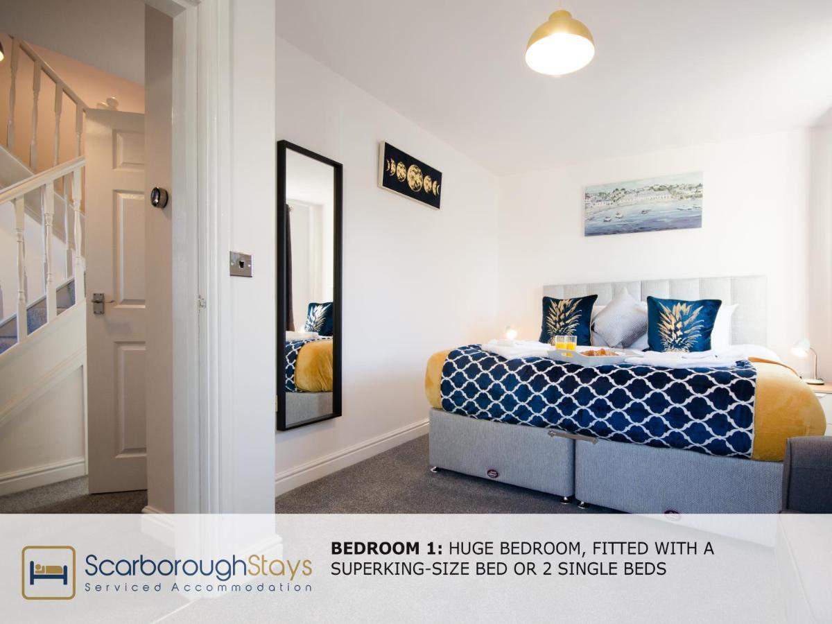Hibernia Place, 3 Bedroom Townhouse With Patio & Seating Area - Free Parking Scarborough Eksteriør bilde