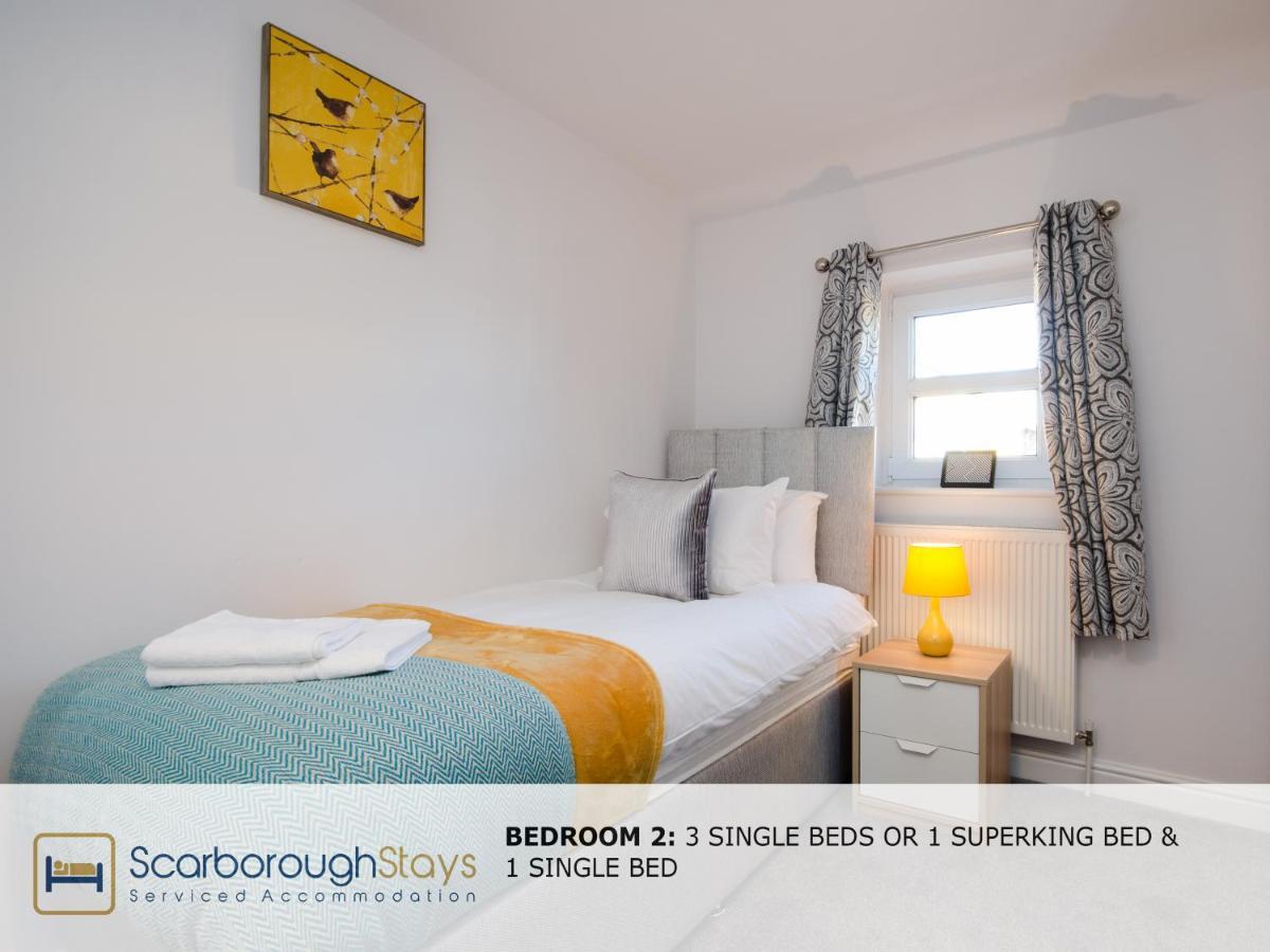 Hibernia Place, 3 Bedroom Townhouse With Patio & Seating Area - Free Parking Scarborough Eksteriør bilde