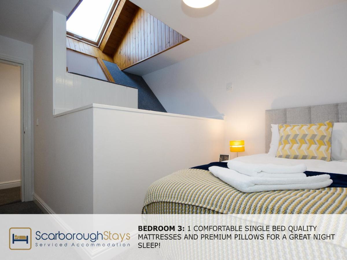 Hibernia Place, 3 Bedroom Townhouse With Patio & Seating Area - Free Parking Scarborough Eksteriør bilde