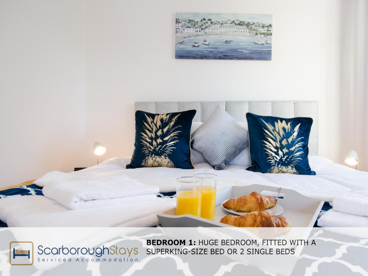 Hibernia Place, 3 Bedroom Townhouse With Patio & Seating Area - Free Parking Scarborough Eksteriør bilde