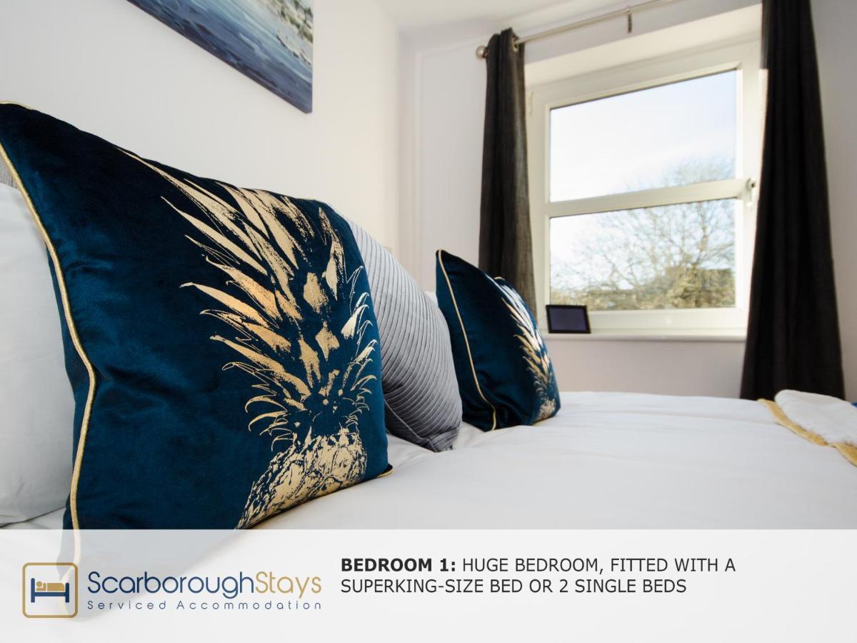 Hibernia Place, 3 Bedroom Townhouse With Patio & Seating Area - Free Parking Scarborough Eksteriør bilde
